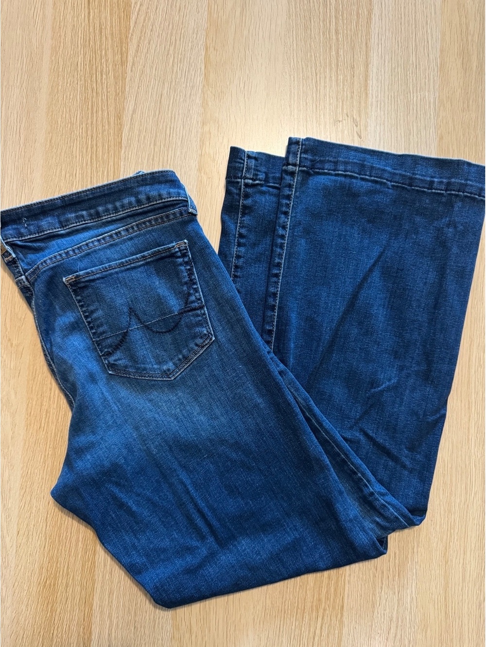 Ariat Boot Cut Jeans Size 32S Medium Blue Denim